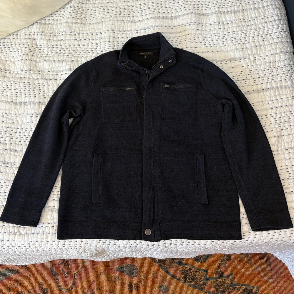Banana Republic Men's Dark Navy Jacket